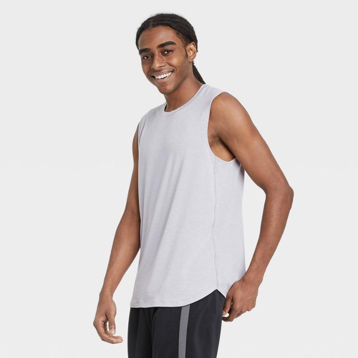 All In Motion Men's Sleeveless Run T-shirt - All In