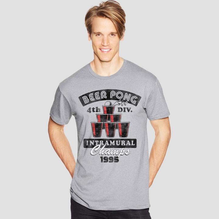 Hanes Men's Short Sleeve Graphic T-shirt - Grey