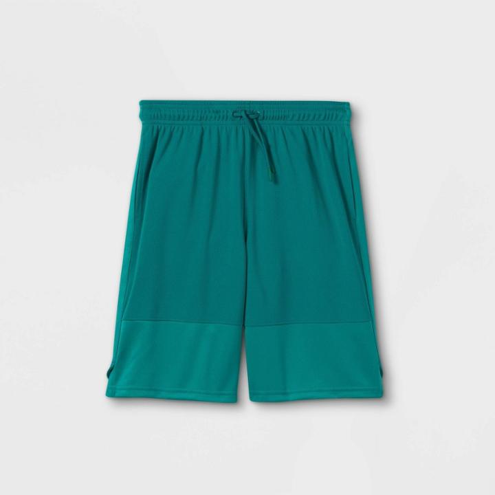 Boys' Shine Mesh Shorts - All In Motion Green
