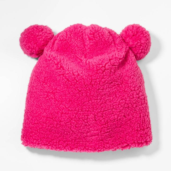 Girls' Fleece Beanie - Cat & Jack Pink