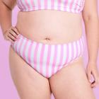 Women's Plus Size Striped Bikini Bottom - Stoney Clover Lane X Target Pink