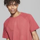 Men's Short Sleeve Raw Edge Raglan T-shirt - Original Use Radish