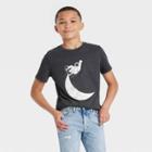 Boys' Moon Skater Short Sleeve Graphic T-shirt - Cat & Jack Charcoal Gray