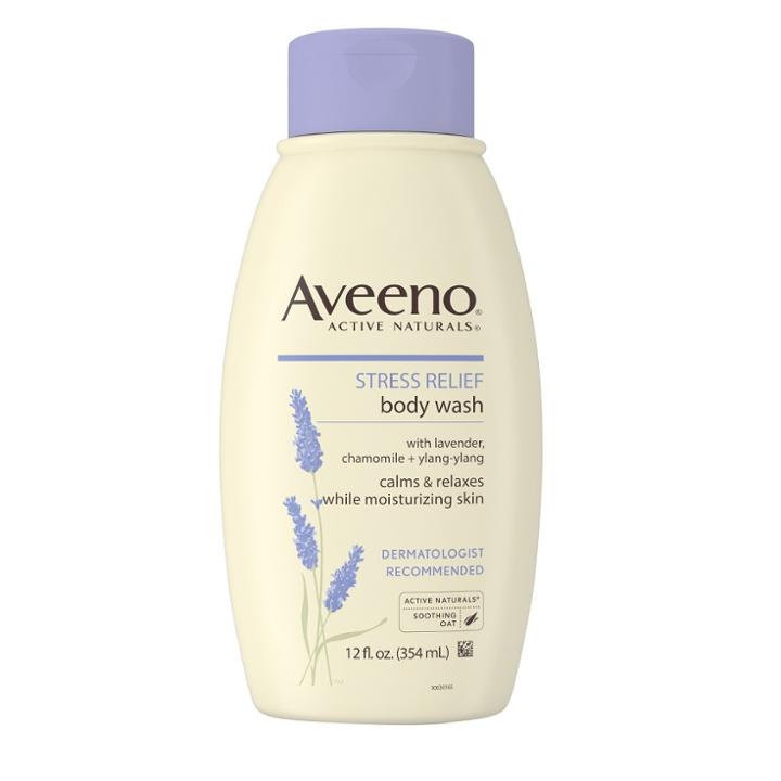 Aveeno Stress Relief Body Wash With Lavender - Chamomile And Ylang-ylang Oils