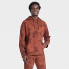 Men's French Terry Hooded Sweatshirt - All In Motion Brown