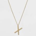 Sugarfix By Baublebar Initial X Pendant Necklace - Gold