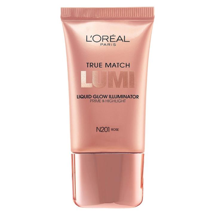 L'oreal Paris True Match Lumi Liquid Glow Illuminator N201 Rose .67 Fl Oz, N