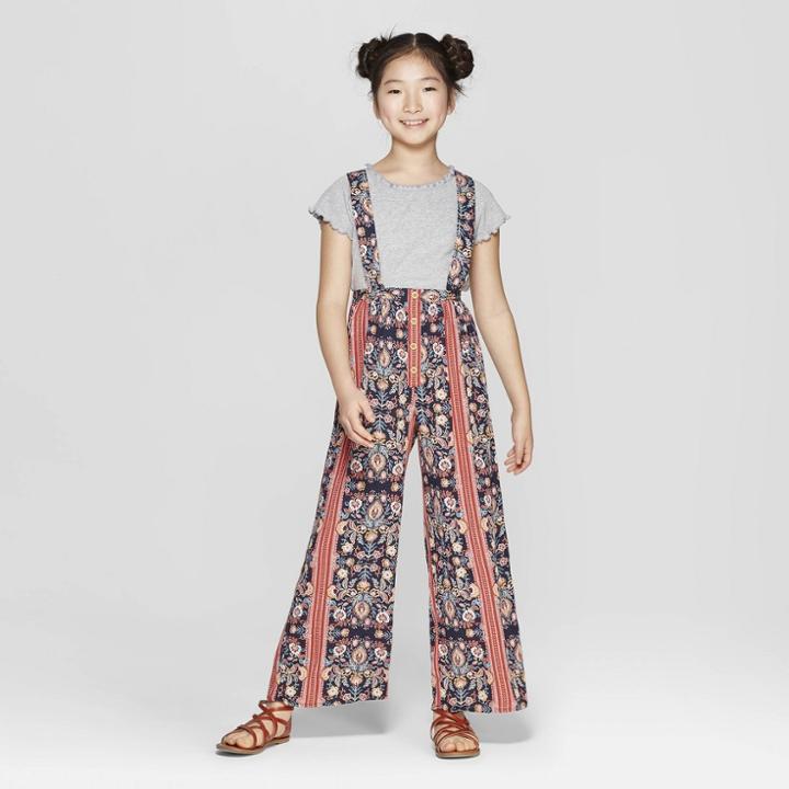 Girls' Suspender Pants - Art Class Xs,