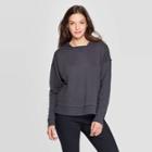 Women's Long Sleeve Fleece Hoodie Sweatshirt - Universal Thread Gray