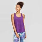 Women's Striped Training Flutter Tank Top - C9 Champion Purple