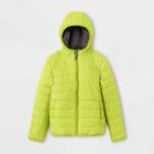 Kids' Lightweight Puffer Jacket - Cat & Jack Light Green Xl, Kids Unisex