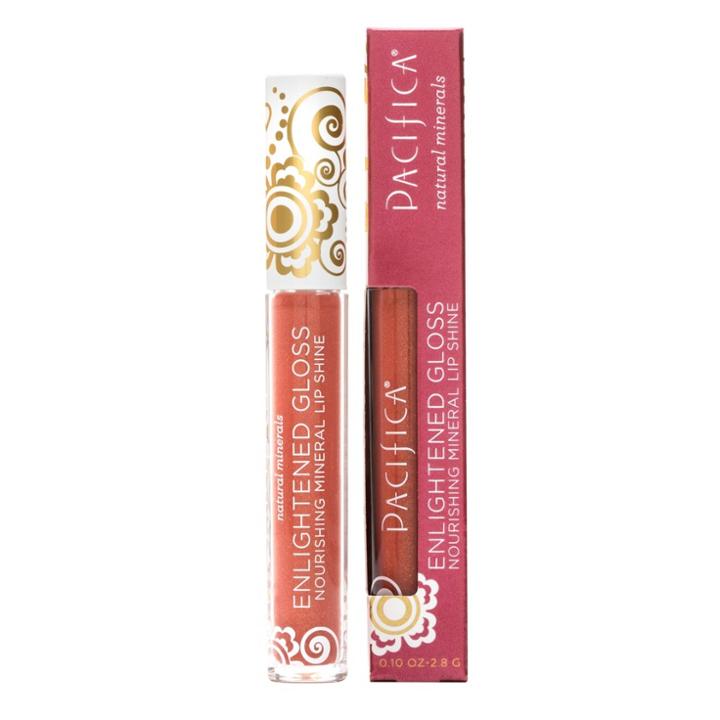 Pacifica Enlightened Gloss Nudist Mineral Lip Shine - 0.10oz, Beige Nude