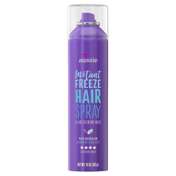 Aussie Instant Freeze Hairspray With Jojoba Oil & Sea Kelp
