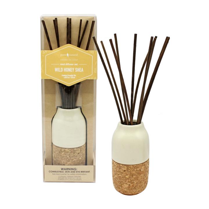 4oz Ceramic Oil Diffuser Wild Honey Shea - Chesapeake Bay Candle, Ivory