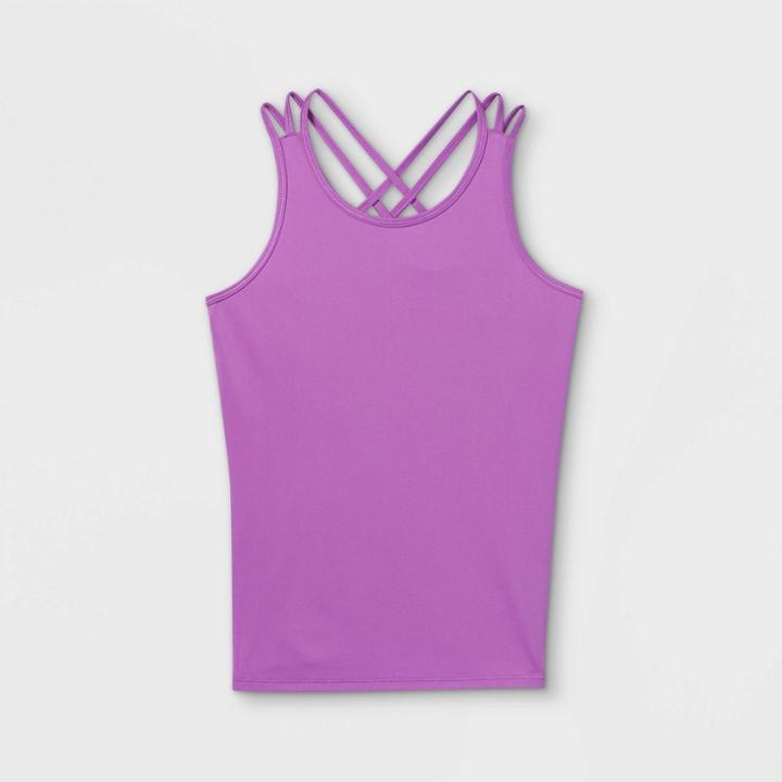 Girls' Racerback Tank Top - All In Motion Violet