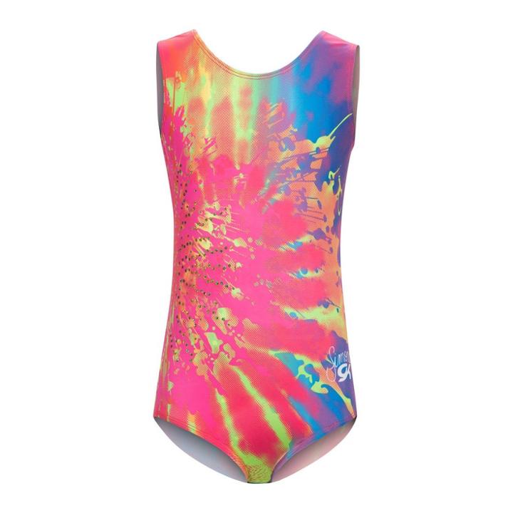 Gk Elite Toddler Girls' Simone Biles Tie-dye Leotard