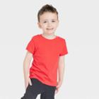 Toddler Boys' Short Sleeve Jersey T-shirt - Cat & Jack Red