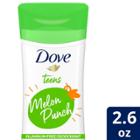 Dove Beauty Teens Melon Punch Aluminum Free 48 Hour Deodorant