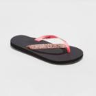 Girls' Malina Flip Flop Sandals - Cat & Jack Black