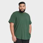Men's Big & Tall Supima Cotton T-shirt - All In Motion Dark Green