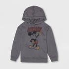 Junk Food Toddler Boys' Mickey Mouse Hooded Sweatshirt - Gray