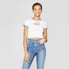 Women's Short Sleeve 100% Angel T-shirt - Mighty Fine (juniors') White