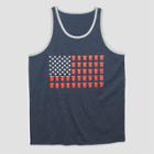 Fifth Sun Men's Solo Cup Flag Tank Top - Navy Heather