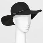 Women's Felt Floppy Hat - A New Day Black