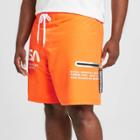 Men's Big & Tall 10 Nasa Board Shorts - Orange