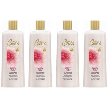 Caress Daily Silk White Body Wash White Peach & Orange Blossom