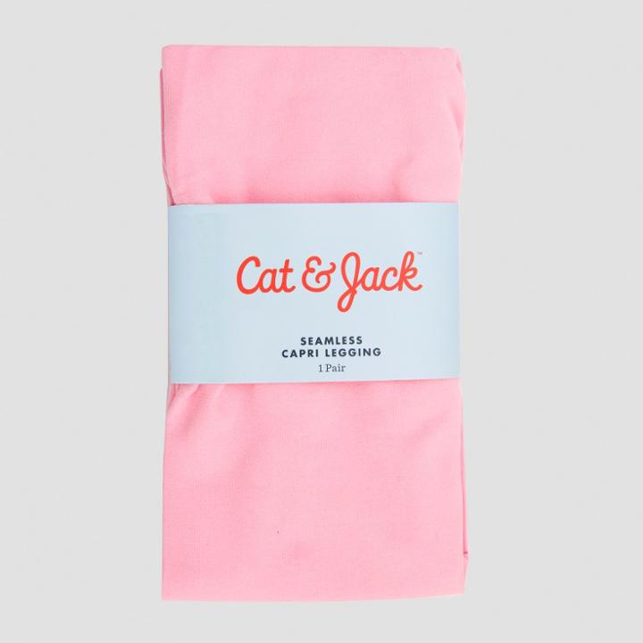 Girls' Seamless Leggings - Cat & Jack Pink 4-6x,