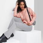 Women's Crewneck Pullover Sweater - Wild Fable Light Pink