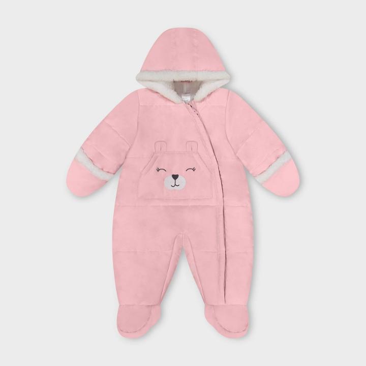 Baby Girls' Kangaroo Pocket Pram Snowsuit - Just One You Made By Carter's Pink Newborn