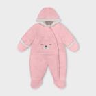 Baby Girls' Kangaroo Pocket Pram Snowsuit - Just One You Made By Carter's Pink Newborn
