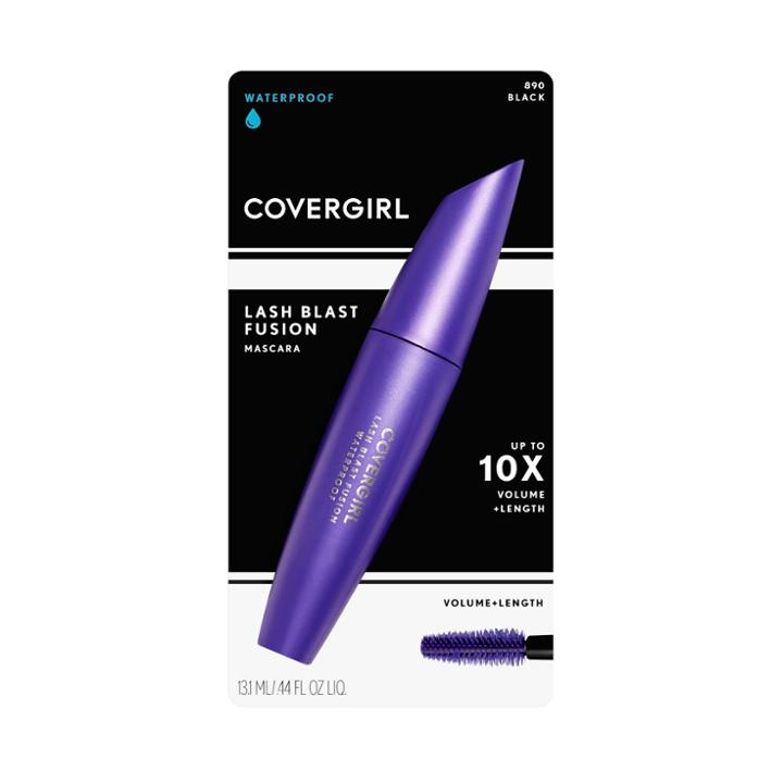 Covergirl Lashblast Fusion Waterproof Mascara 890 Black .44 Fl Oz, Black