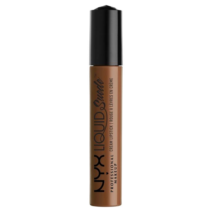 Nyx Professional Makeup Liquid Suede Lipstick Downton Beauty