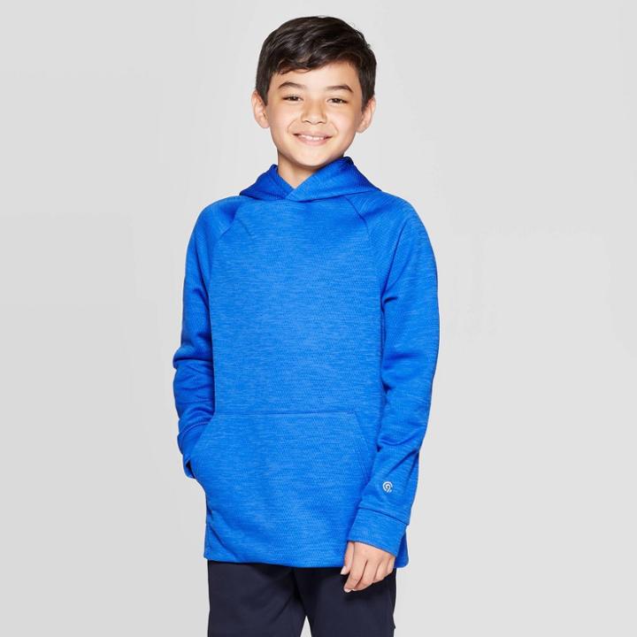 Boys' Textured Tech Fleece Hoodie - C9 Champion Blue