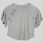 Afton Street Toddler Girls' Short Sleeve T-shirt - Gray