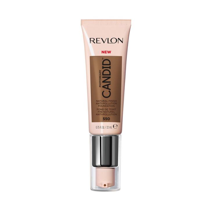 Revlon Photoready Candid Natural Finish, Anti-pollution Foundation - 550 Mocha