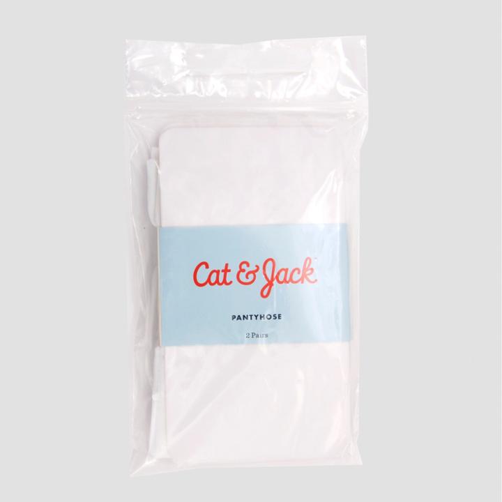 Girls' Pantyhose - Cat & Jack White