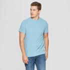 Men's Regular Fit Short Sleeve Novelty Crew T-shirt - Goodfellow & Co Hawaiian Blue