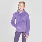 Girls' Fleece Funnel Neck Pullover - C9 Champion Lilac Purple M, Girl's, Size: Medium, Purple Purple