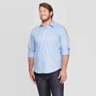 Men's Big & Tall Standard Fit Long Sleeve Dress Button-down Shirt - Goodfellow & Co White