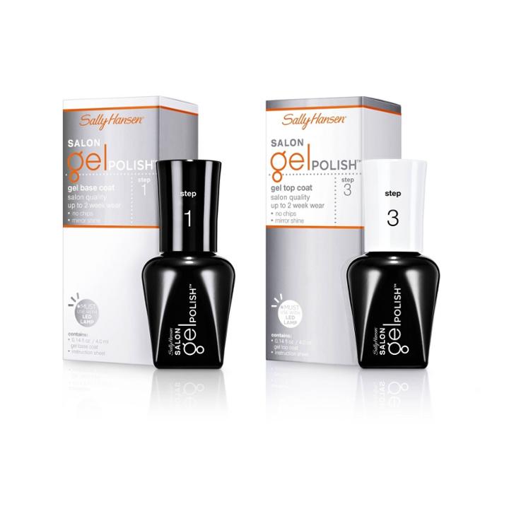 Sally Hansen Salon Pro Gel Base Coat & Top Coat - 0.14 Fl Oz