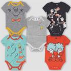 Baby Dr. Seuss 5pk Short Sleeve Bodysuits
