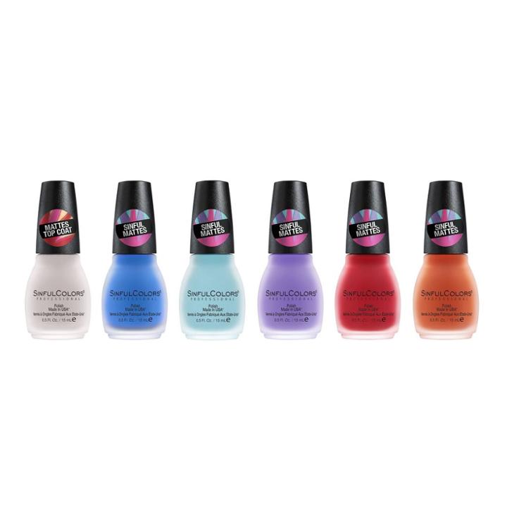 Sinful Colors Sinfulcolors Matte Nail Polish Collection