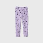 Toddler Girls' Geometric Print Cozy Leggings - Cat & Jack Purple