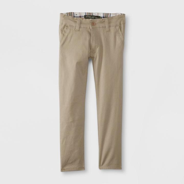 Eddie Bauer Girls' Stretch Skinny Pants Khaki (green)