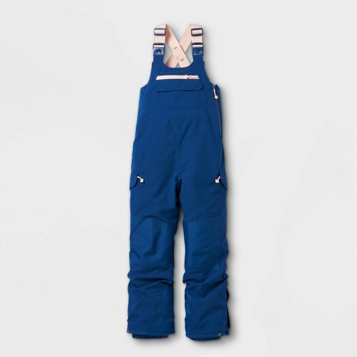 Girls' Sport Snow Bib - All In Motion Navy