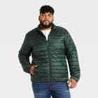 Men's Tall Lightweight Trucker Jacket - Goodfellow & Co Dark Green